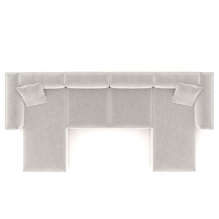 Charlotte Modular Sofa-Pearl