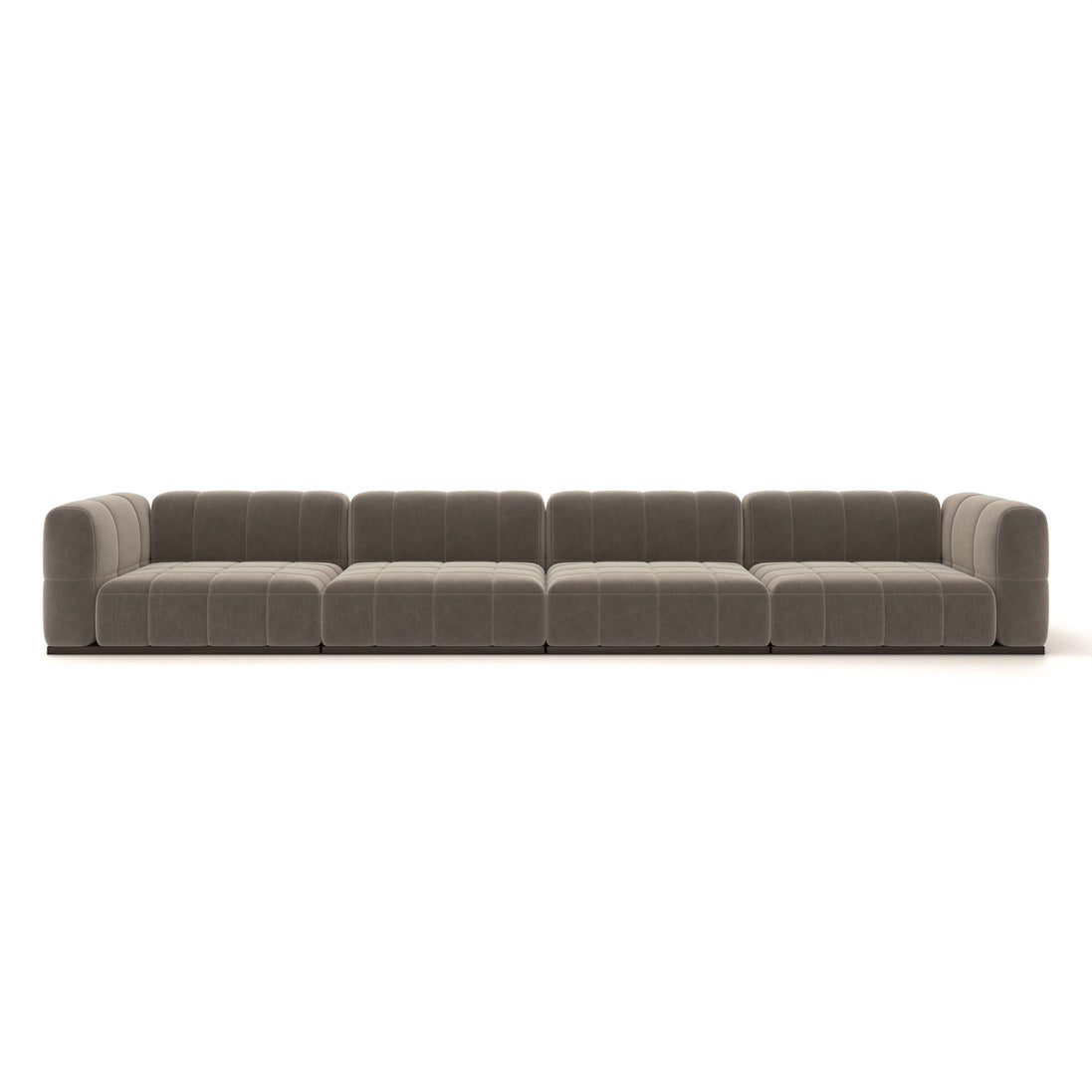 Catherine Velvet Sofa | Beige