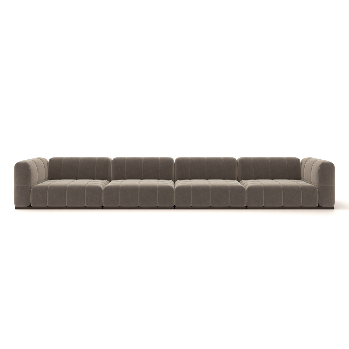 Catherine Velvet Sofa | Beige