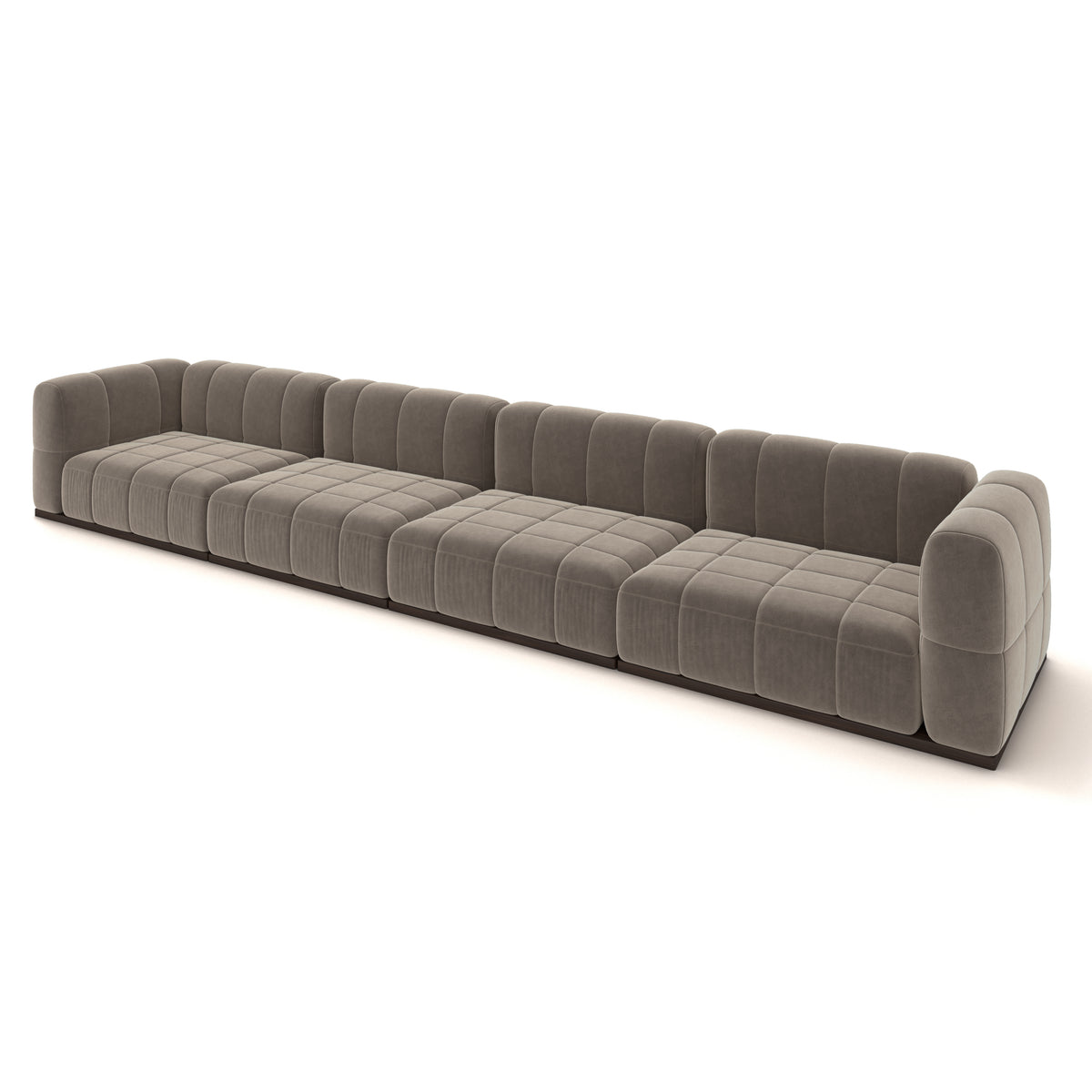Catherine Velvet Sofa | Beige