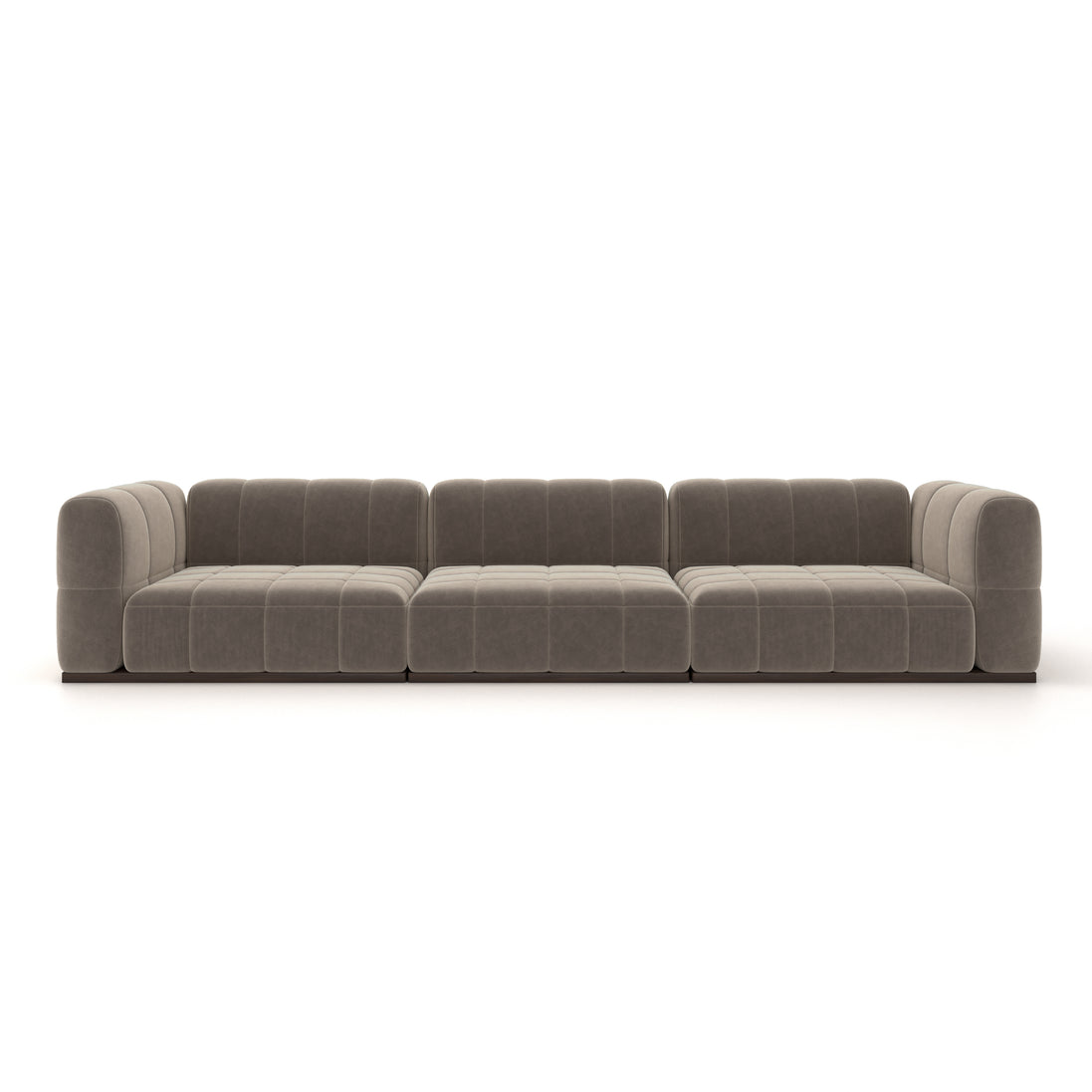 Catherine Velvet Sofa | Beige