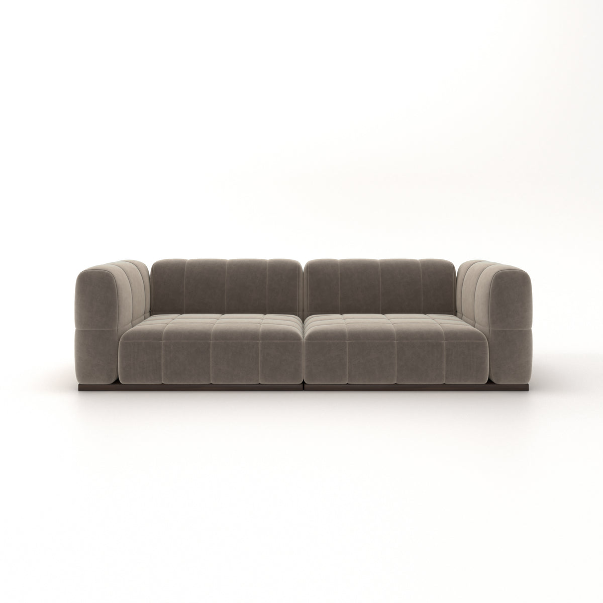 Catherine Velvet Sofa | Beige