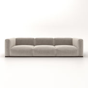 Charlotte Modular Velvet Sofa | Alabaster