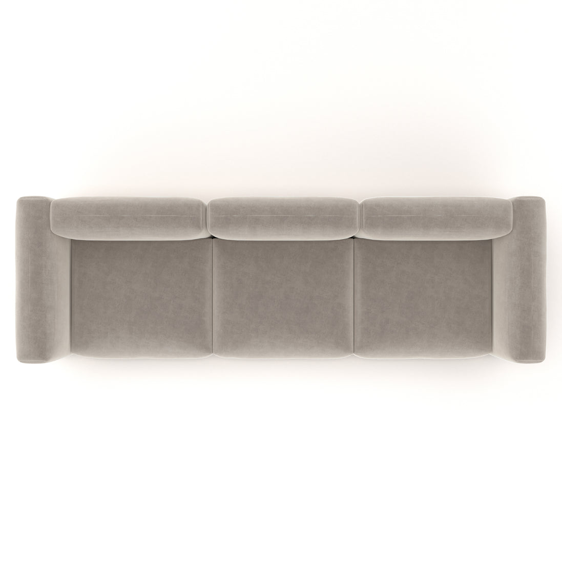 Charlotte Modular Velvet Sofa | Alabaster