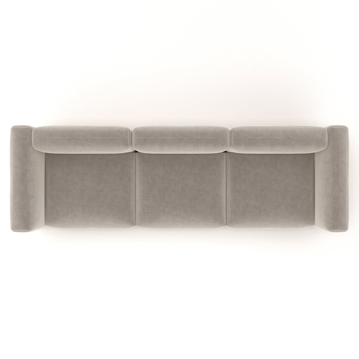 Charlotte Modular Velvet Sofa | Alabaster