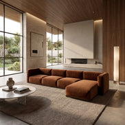 Charlotte Modular Velvet Sofa | Copper