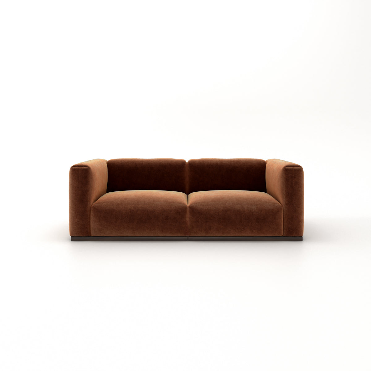 Charlotte Modular Velvet Sofa | Copper