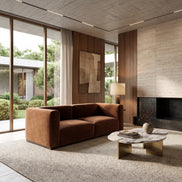 Charlotte Modular Velvet Sofa | Copper