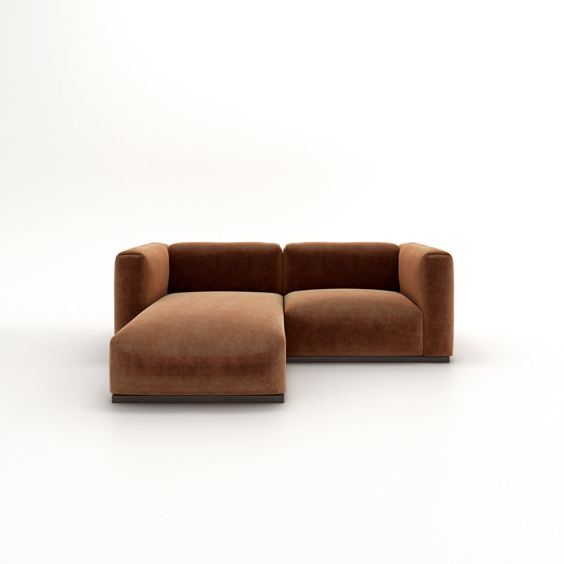 Charlotte Modular Velvet Sofa | Copper