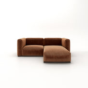 Charlotte Modular Velvet Sofa | Copper