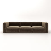 Charlotte Modular Velvet Sofa | Mocha