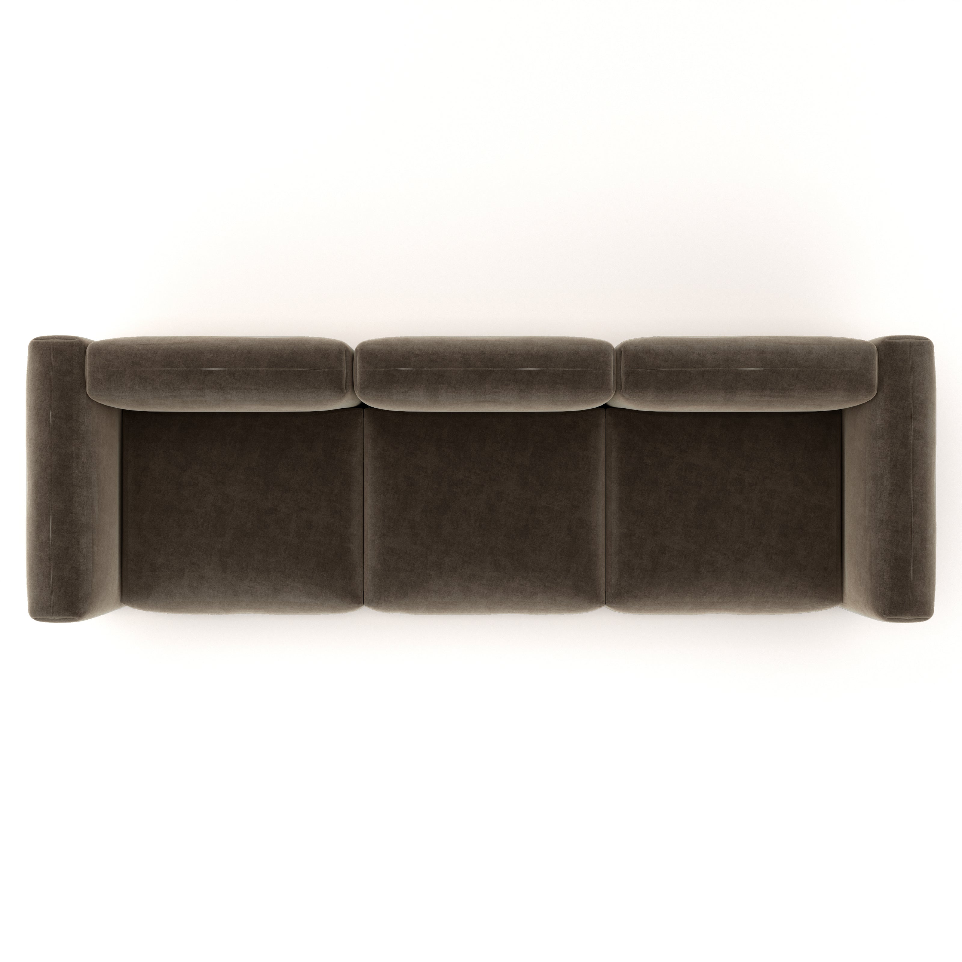 Charlotte Modular Velvet Sofa | Mocha
