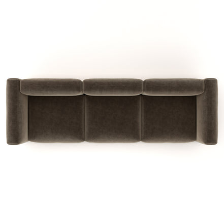 Charlotte Modular Velvet Sofa | Mocha