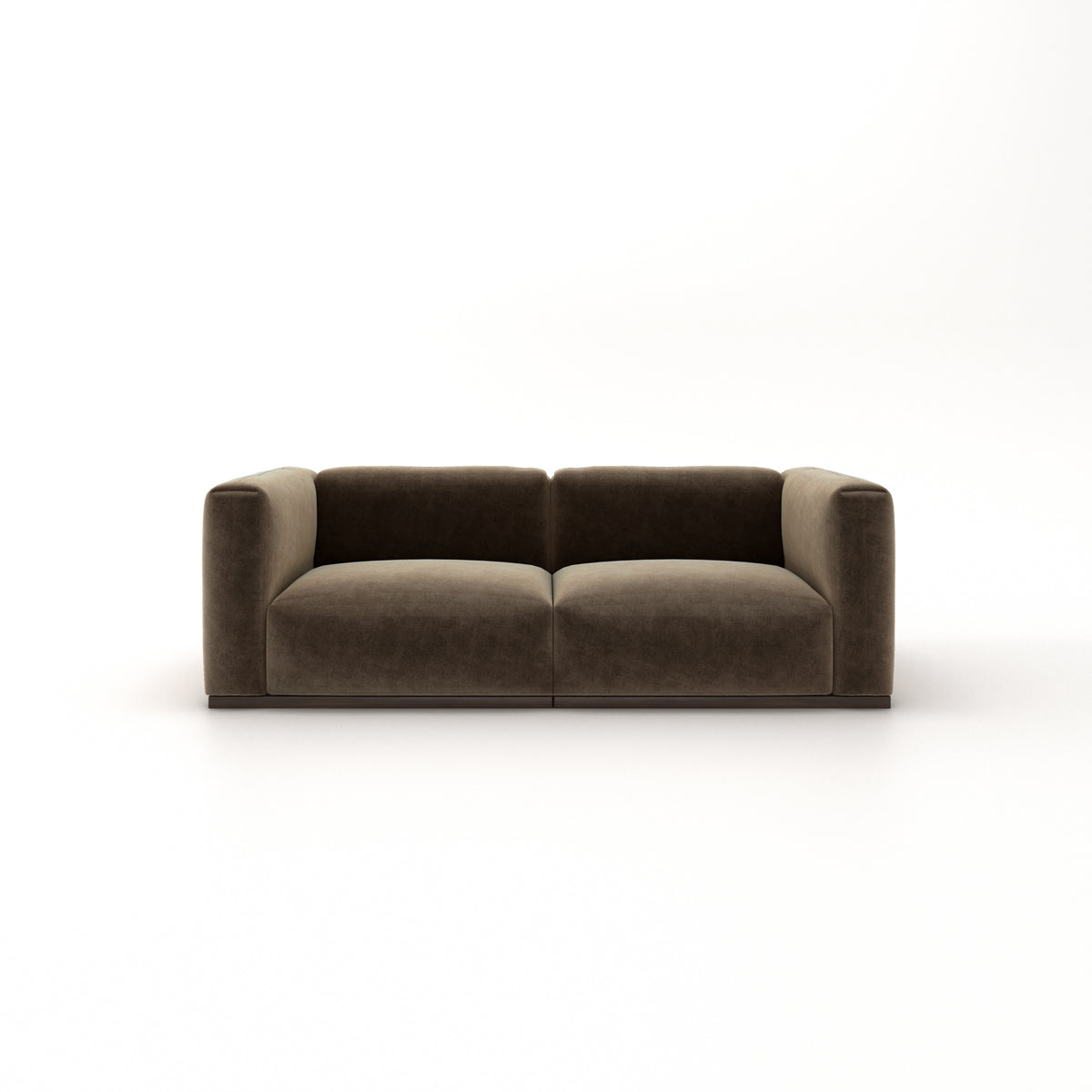 Charlotte Modular Velvet Sofa | Mocha