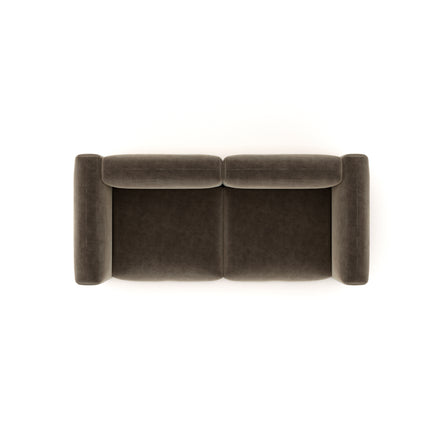 Charlotte Modular Velvet Sofa | Mocha