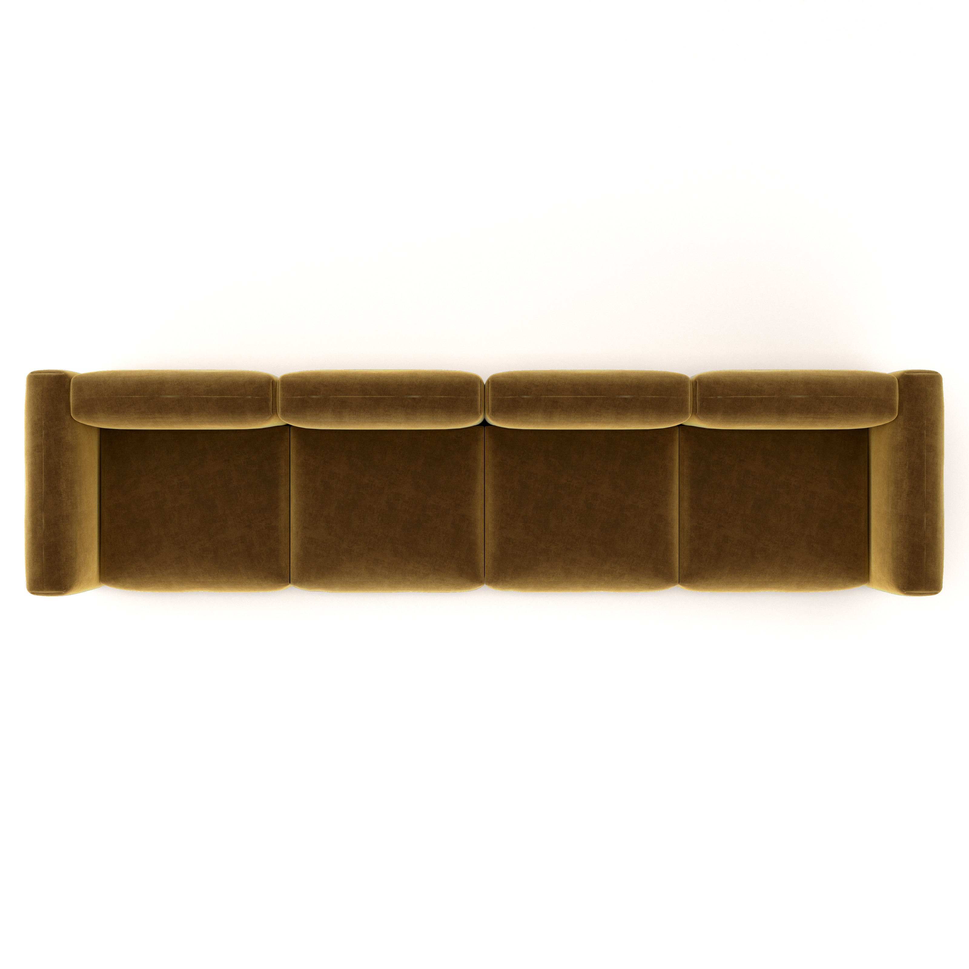 Charlotte Modular Velvet Sofa | Ochre