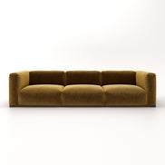 Charlotte Modular Velvet Sofa | Ochre