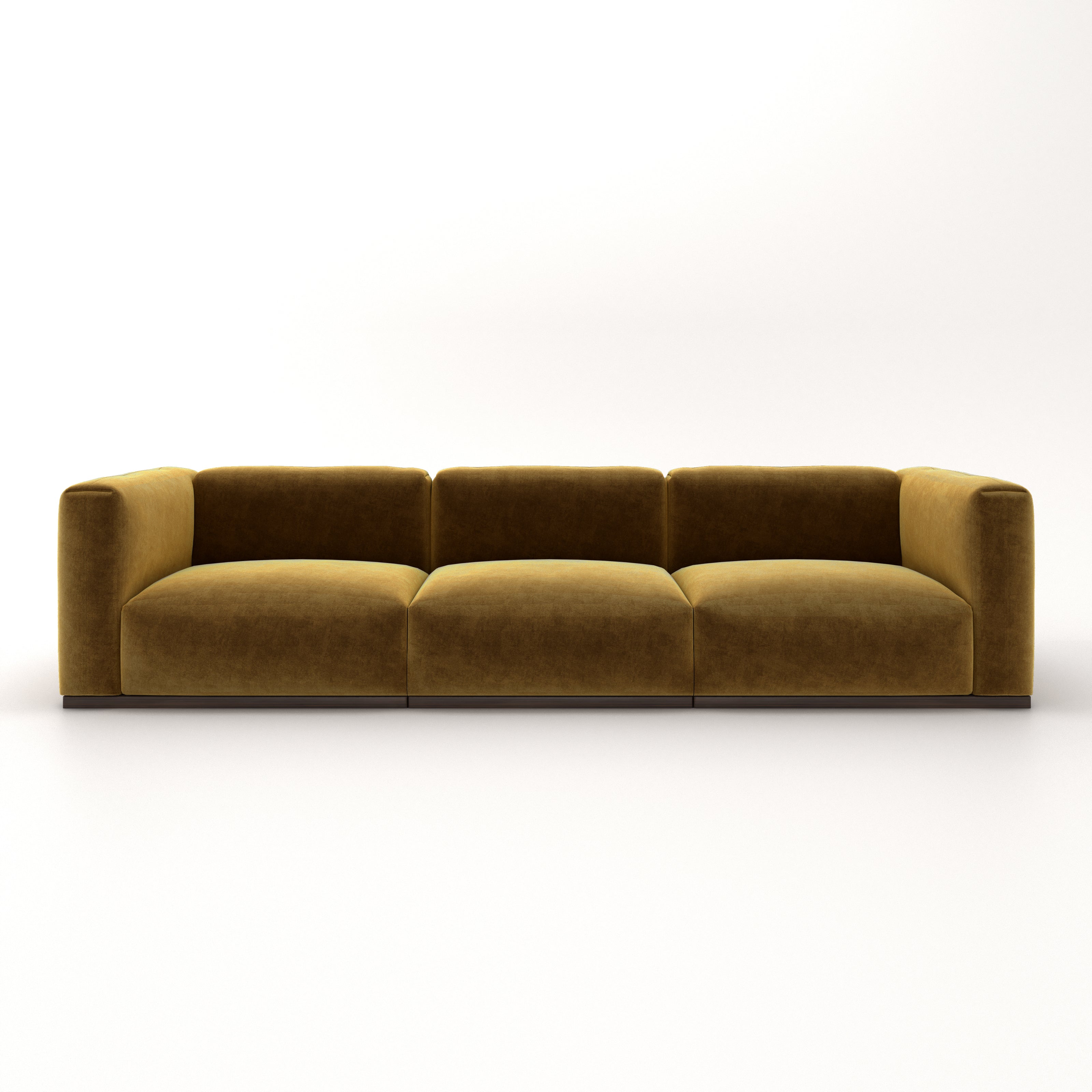 Charlotte Modular Velvet Sofa | Ochre