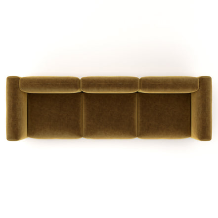 Charlotte Modular Velvet Sofa | Ochre