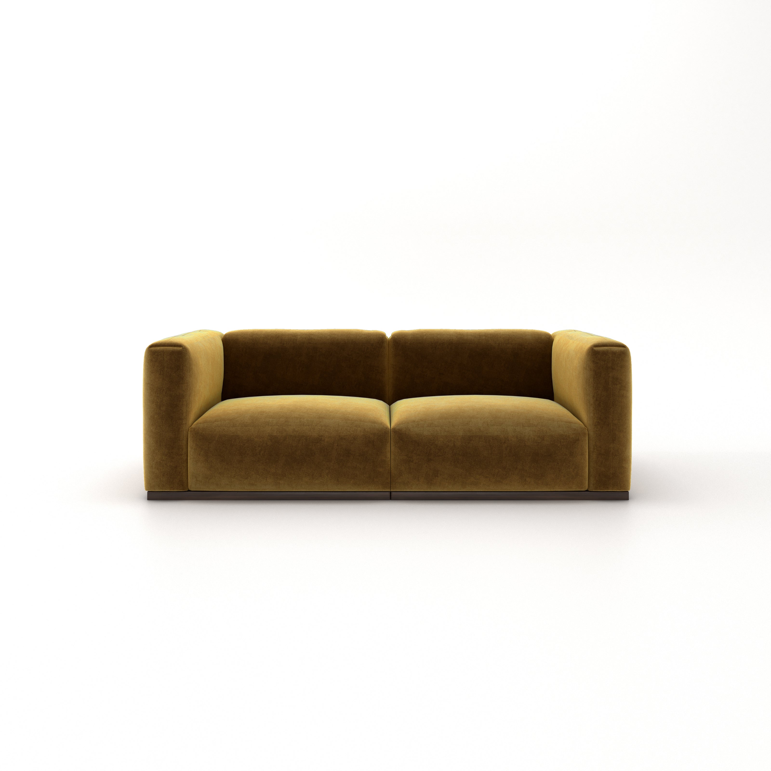 Charlotte Modular Velvet Sofa | Ochre