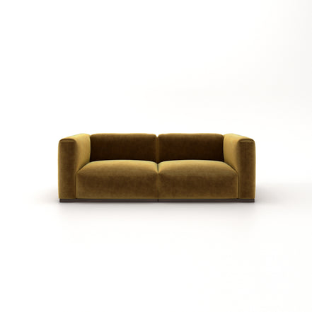 Charlotte Modular Velvet Sofa | Ochre