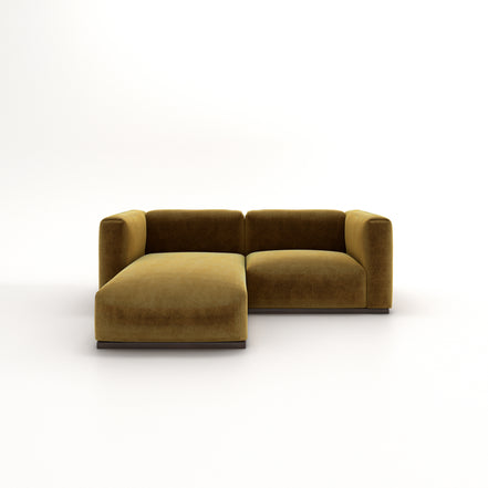 Charlotte Modular Velvet Sofa | Ochre