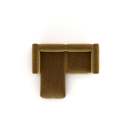 Charlotte Modular Velvet Sofa | Ochre