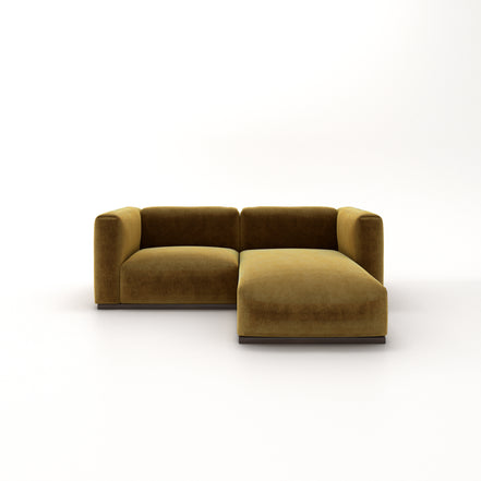 Charlotte Modular Velvet Sofa | Ochre