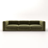 Charlotte Modular Velvet Sofa | Olive