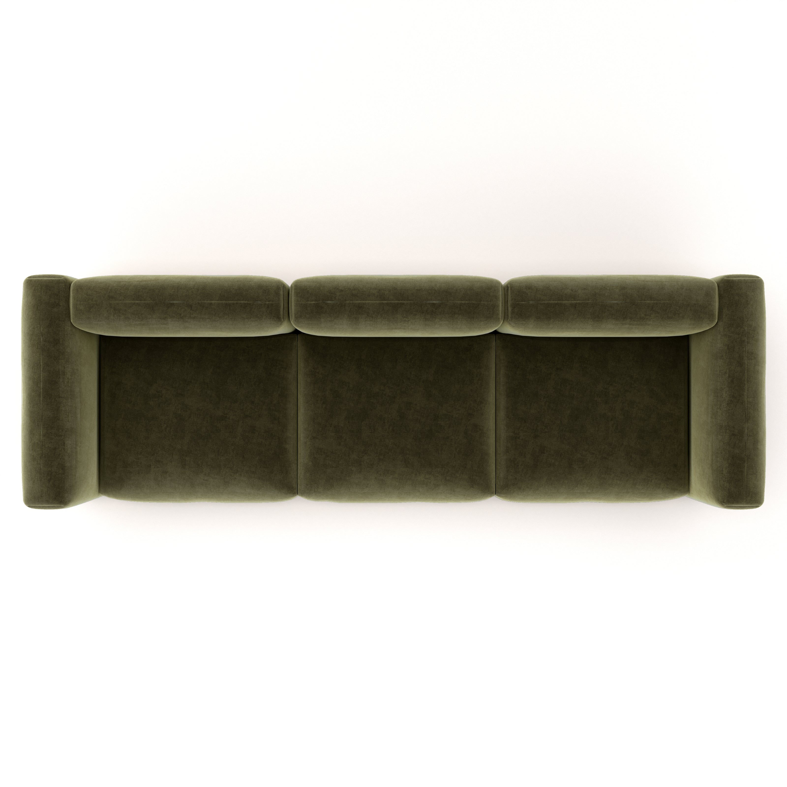 Charlotte Modular Velvet Sofa | Olive