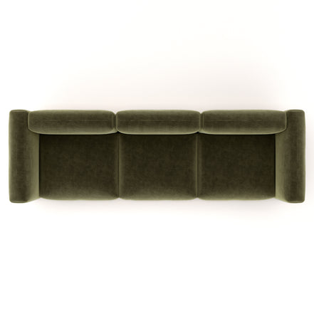 Charlotte Modular Velvet Sofa | Olive