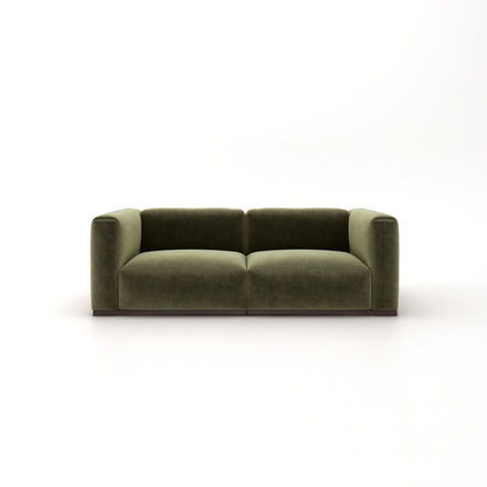 Charlotte Modular Velvet Sofa | Olive
