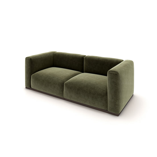 Charlotte Modular Velvet Sofa | Olive