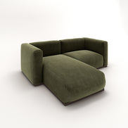 Charlotte Modular Velvet Sofa | Olive