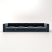 Charlotte Modular Velvet Sofa | OxfordBlue