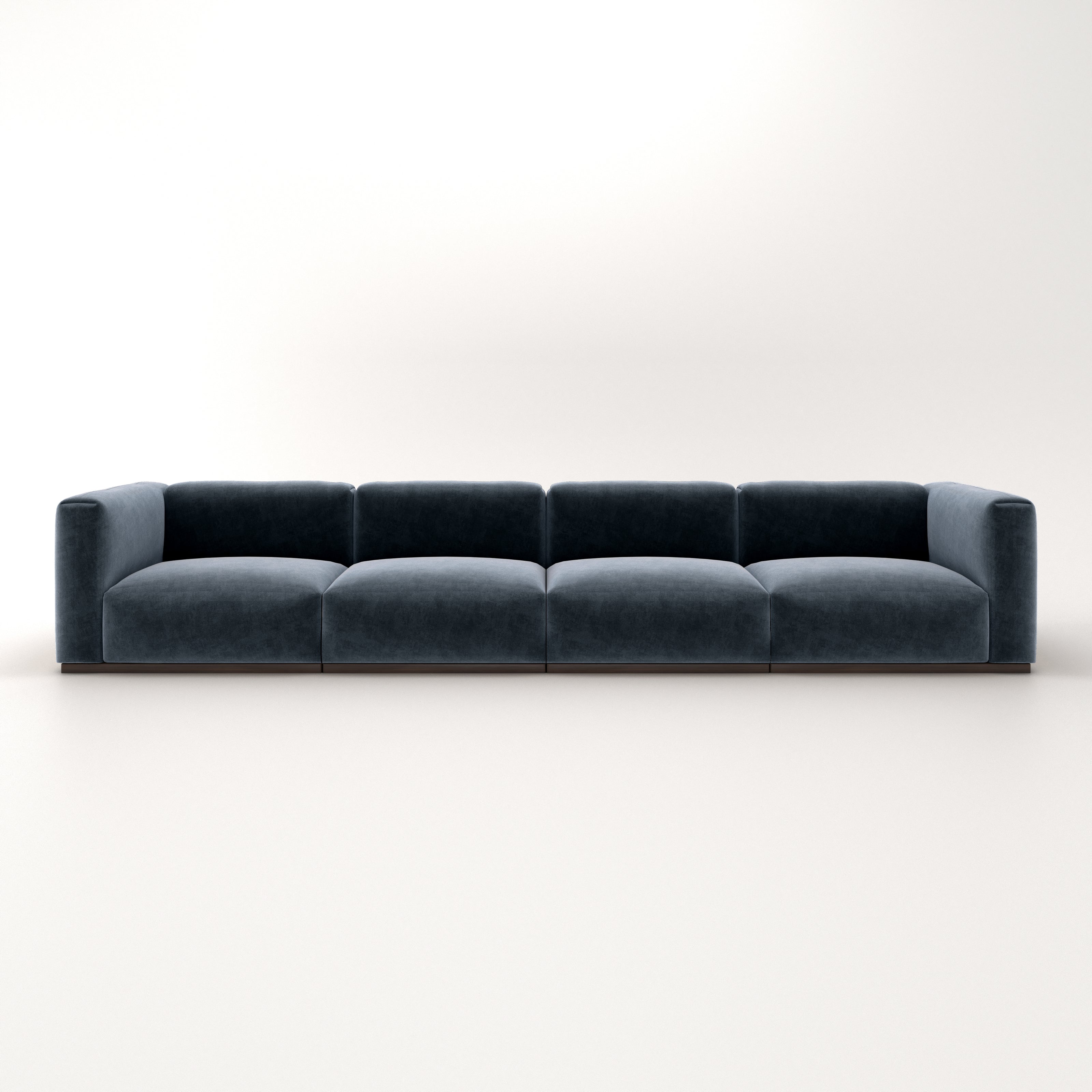 Charlotte Modular Velvet Sofa | OxfordBlue