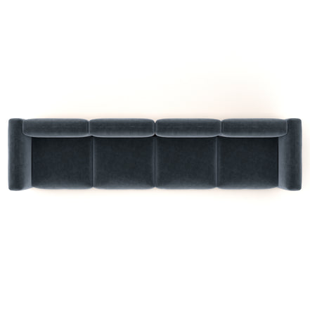 Charlotte Modular Velvet Sofa | OxfordBlue