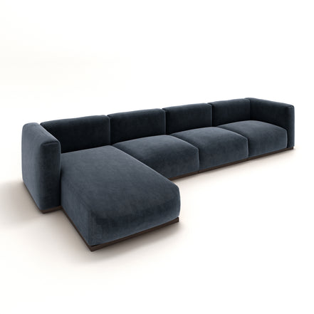 Charlotte Modular Velvet Sofa | OxfordBlue