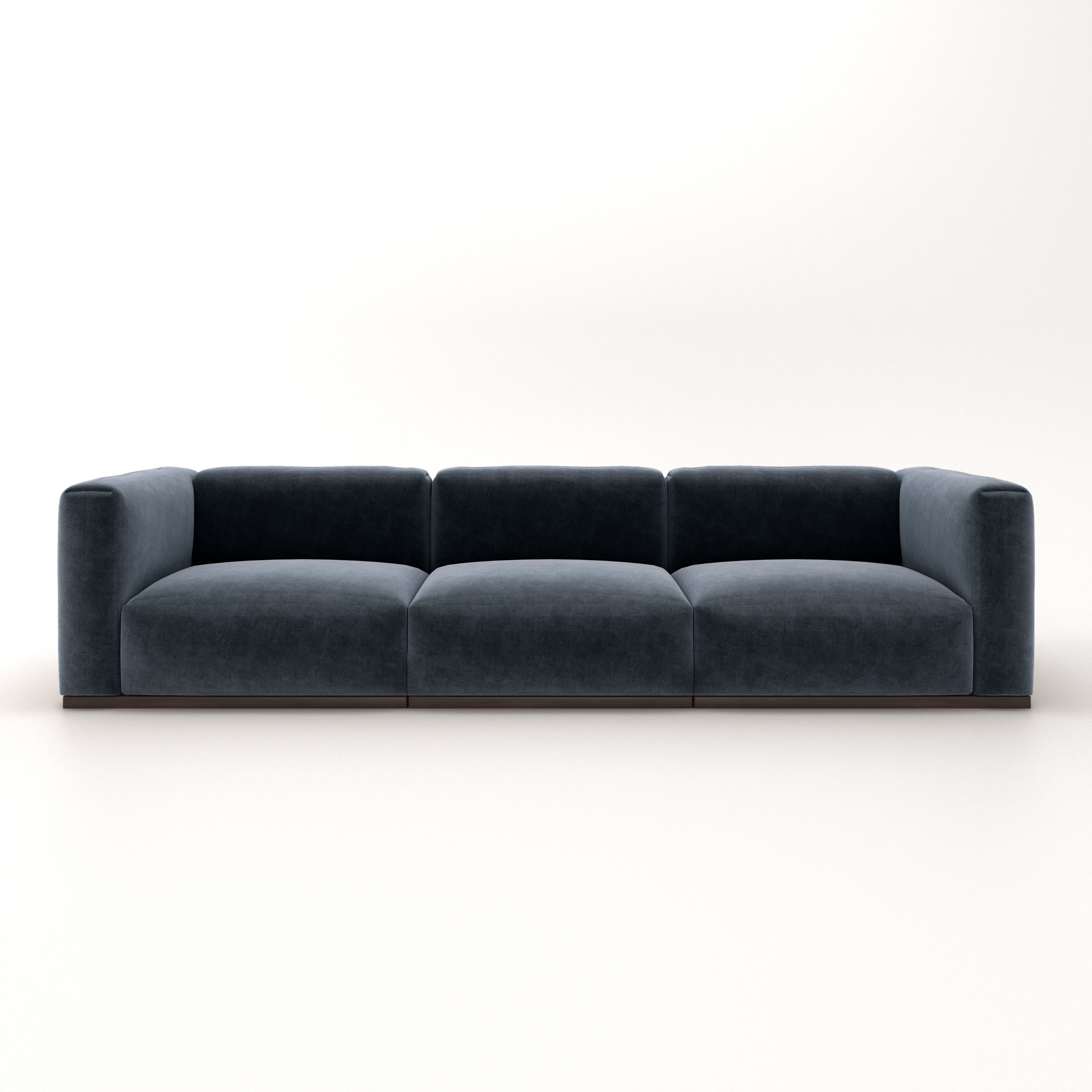 Charlotte Modular Velvet Sofa | OxfordBlue