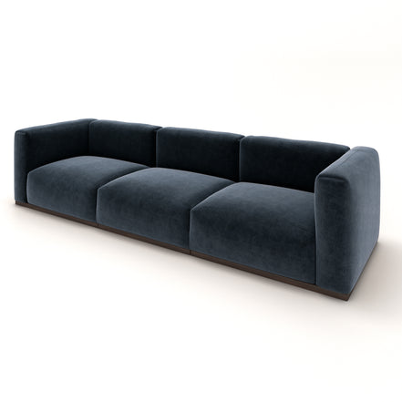 Charlotte Modular Velvet Sofa | OxfordBlue