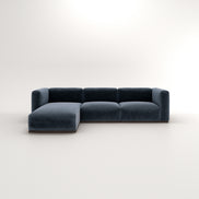 Charlotte Modular Velvet Sofa | OxfordBlue