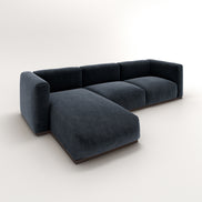 Charlotte Modular Velvet Sofa | OxfordBlue