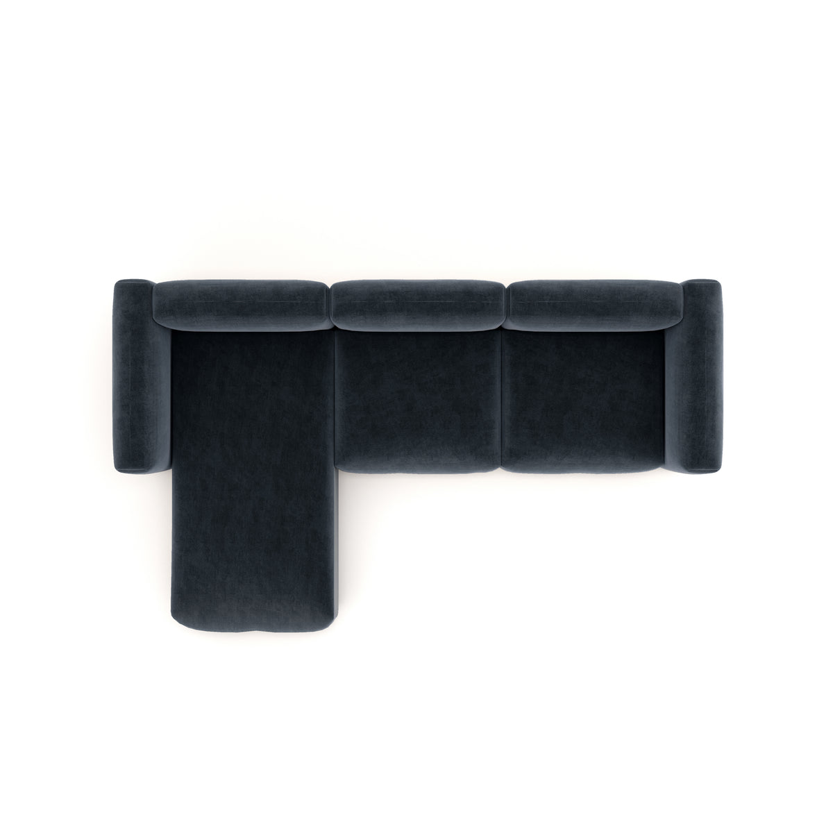 Charlotte Modular Velvet Sofa | Oxford Blue