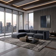 Charlotte Modular Velvet Sofa | OxfordBlue