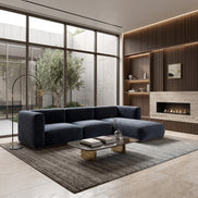 Charlotte Modular Velvet Sofa | OxfordBlue