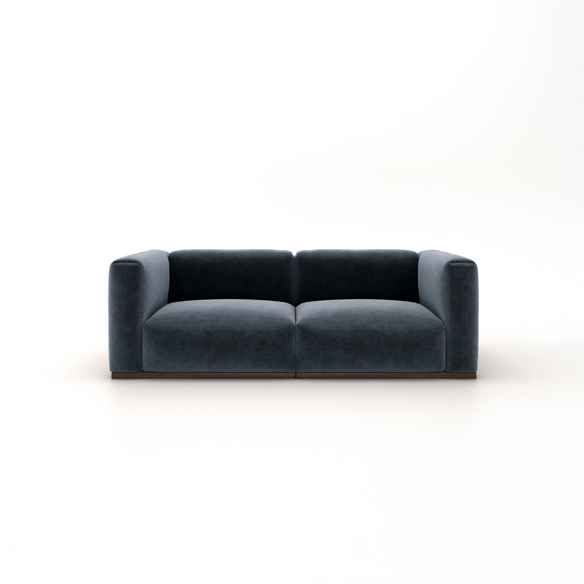 Charlotte Modular Velvet Sofa | Oxford Blue