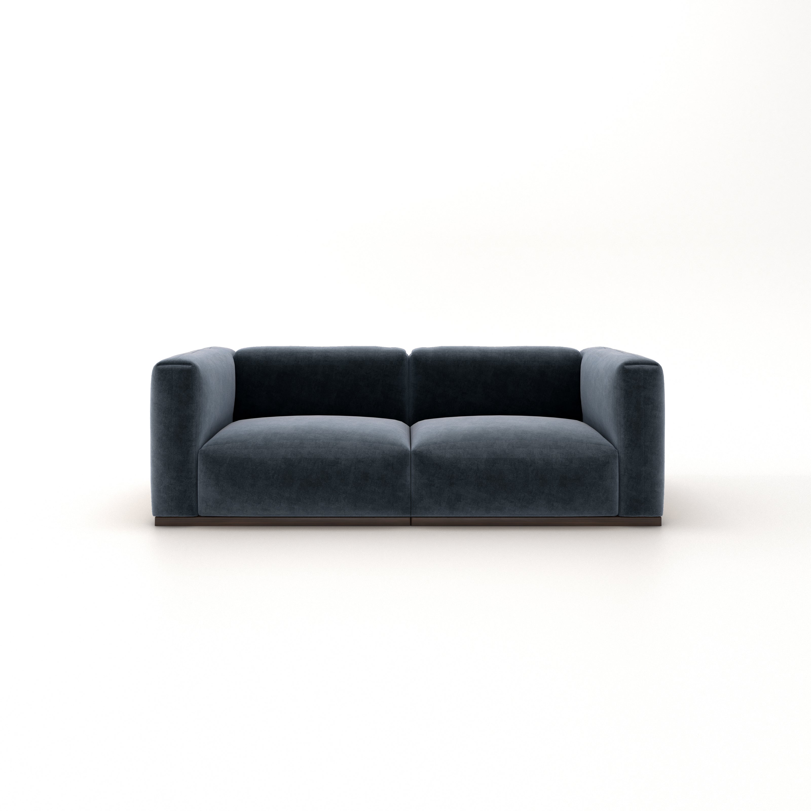Charlotte Modular Velvet Sofa | OxfordBlue