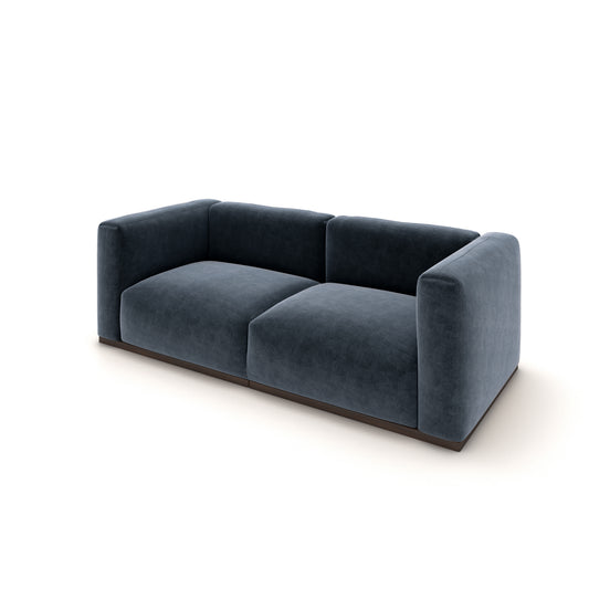 Charlotte Modular Velvet Sofa | OxfordBlue