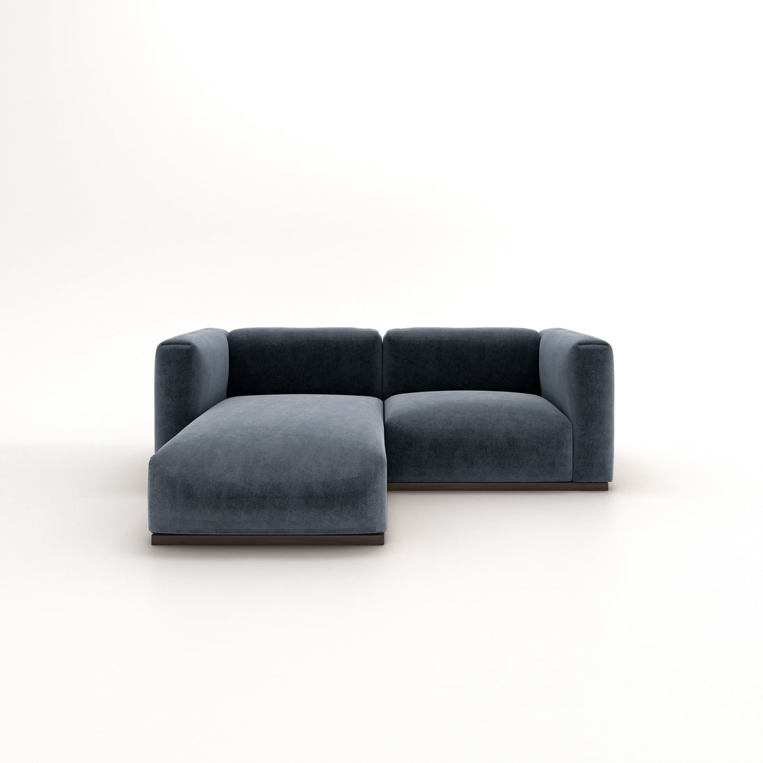 Charlotte Modular Velvet Sofa | Oxford Blue