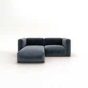 Charlotte Modular Velvet Sofa | OxfordBlue